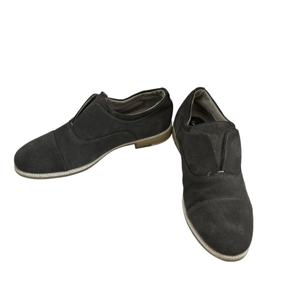Mens Calvin Klein Gray oxford slip on shoes size 11.5 - Picture 6 of 7